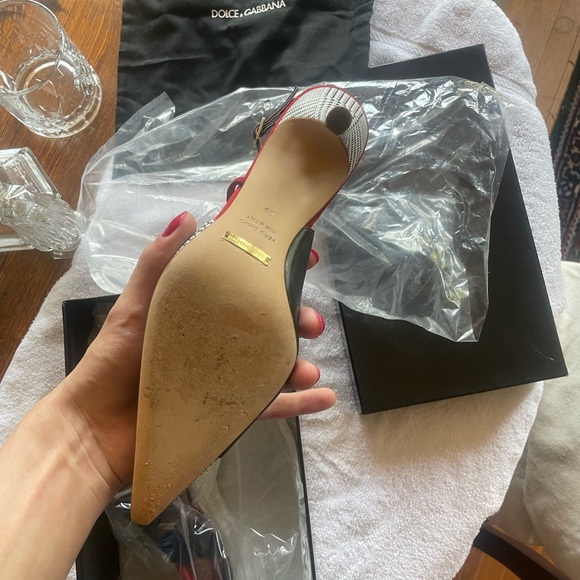 Dolce & Gabbana houndstooth heels - Picture 4 of 7